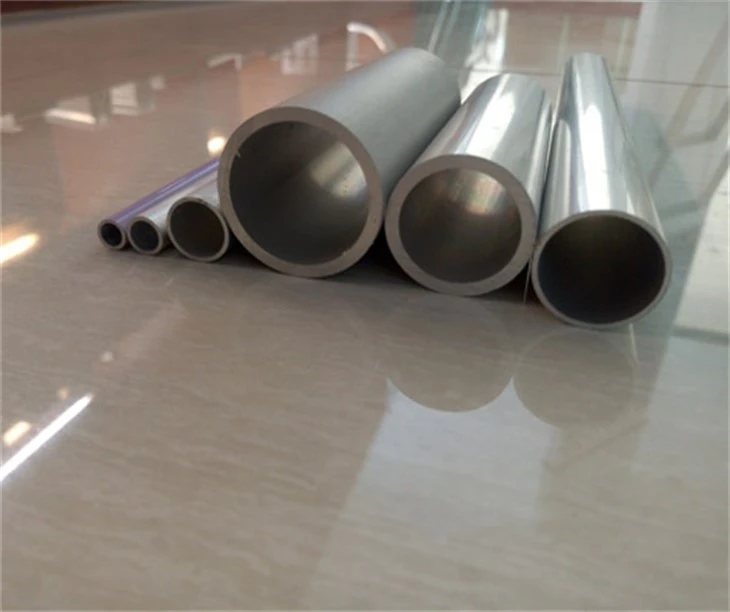 Aluminiumlegering industriellt runt rör
